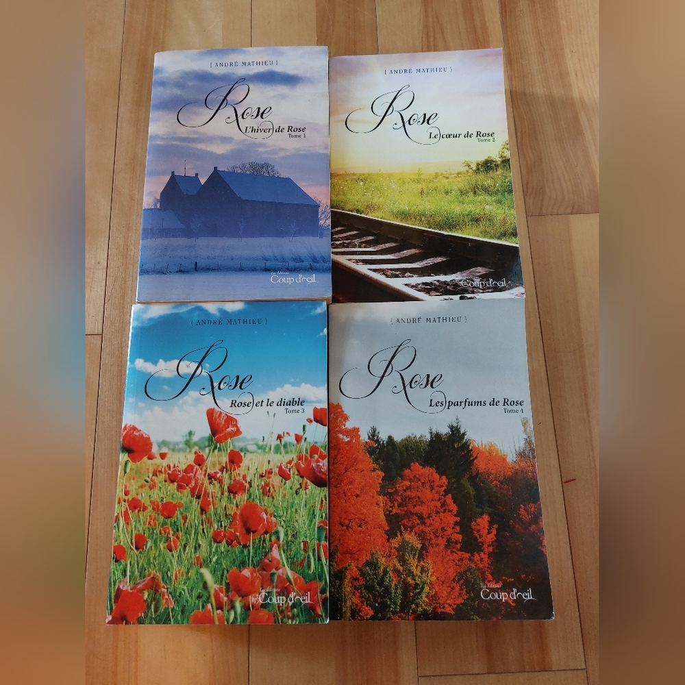 Serie "Rose" livres 1 à 4, André Mathieu